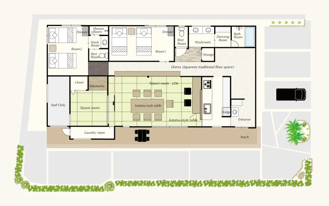ヴィラゼ伊良部島のお部屋